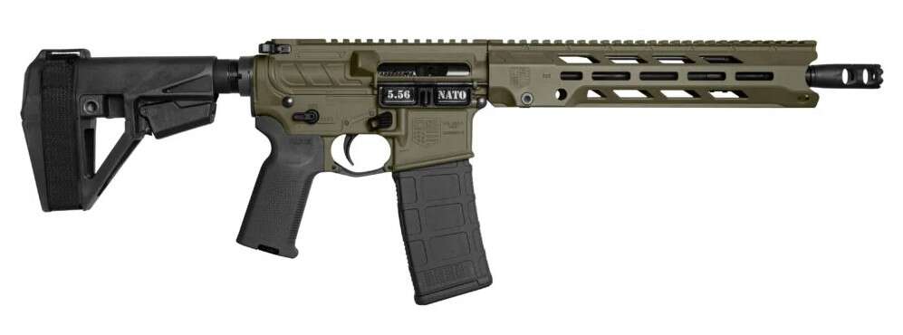 Handguns Diamondback Firearms 11.50" 223Rem|5.56NATO DIA DB1984K101  5.56 DB15      11.5 30R*BRACE* ODG • Model: 11.50"